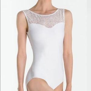 Black Rose Mesh Small Wear Moi Leotard